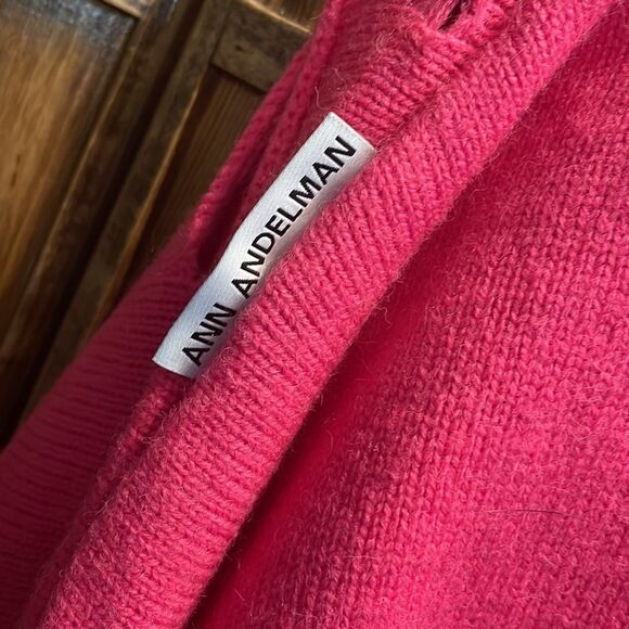 Ann Andelman Pink Knit Distressed Sweater - Picture 7 of 13